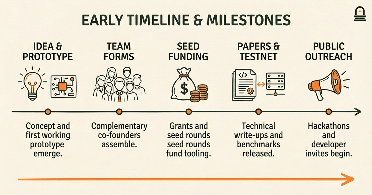 Early Timeline & Milestones